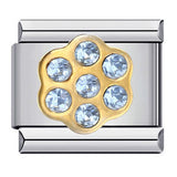 New Diamond Inlaid Titanium Steel Welding Drip Oil DIY Italian Module Bracelet Italian Charm Bracelet New Diamond Inlaid Titanium Steel Welding Drip Oil DIY Italian Module Bracelet Italian Charm Bracelet