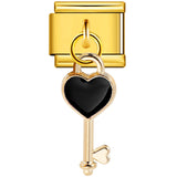 Charm Pendant Hook Style Italian Module Bracelet Titanium Steel Drip Oil Pattern DIY Bracelet Gift for Girls Charm Pendant Hook Style Italian Module Bracelet Titanium Steel Drip Oil Pattern DIY Bracelet Gift for Girls