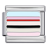 European and American Popular Fashion DIY Elastic Strap Chain Titanium Steel Welded Drip Oil Pattern Italian Module Bracelet European and American Popular Fashion DIY Elastic Strap Chain Titanium Steel Welded Drip Oil Pattern Italian Module Bracelet