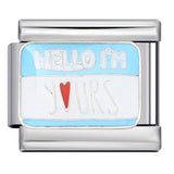 Stainless Steel Welded Gold-Plated Drip Oil DIY Personalized English Elastic Patchwork Bracelet - Italian Module Wholesale Stainless Steel Welded Gold-Plated Drip Oil DIY Personalized English Elastic Patchwork Bracelet - Italian Module Wholesale