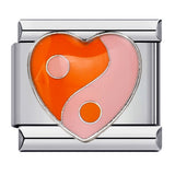 New Love Element Italian Module Bracelet Titanium Steel Gold Plated Drip Oil DIY Welding Pattern Bracelet Accessories New Love Element Italian Module Bracelet Titanium Steel Gold Plated Drip Oil DIY Welding Pattern Bracelet Accessories