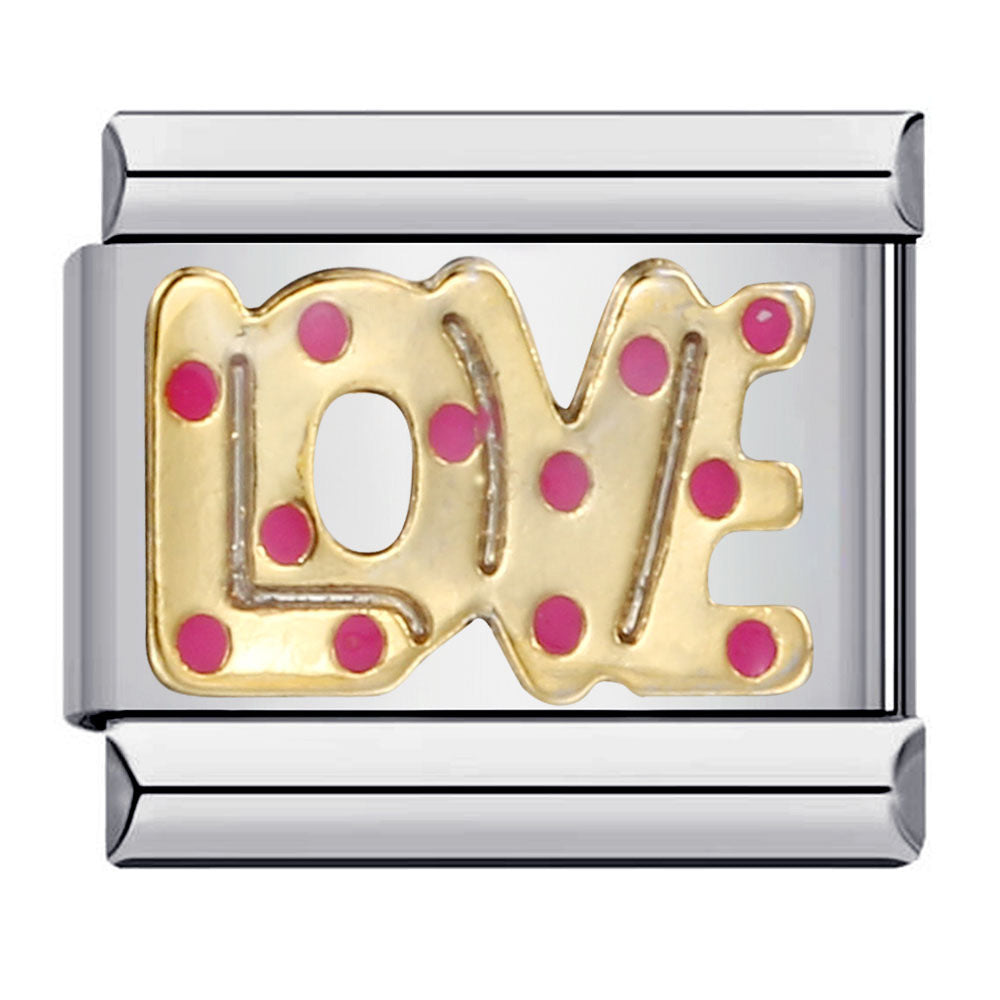 Family Elements DIY Elastic Bracelet Stainless Steel Welding Drip Oil Italian Module Bracelet Accessories Wholesale Family Elements DIY Elastic Bracelet Stainless Steel Welding Drip Oil Italian Module Bracelet Accessories Wholesale