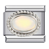 Italian Modular Birthstone Bracelet Stainless Steel Welded Colorful Zircon DIY Stretch Bangle Fashion Jewelry Italian Modular Birthstone Bracelet Stainless Steel Welded Colorful Zircon DIY Stretch Bangle Fashion Jewelry