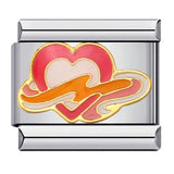 New Love Element Italian Module Bracelet Titanium Steel Gold Plated Drip Oil DIY Welding Pattern Bracelet Accessories New Love Element Italian Module Bracelet Titanium Steel Gold Plated Drip Oil DIY Welding Pattern Bracelet Accessories