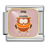 New Thanksgiving Series DIY Bracelet Stainless Steel Italian Module Bracelet Titanium Steel Welded Drip Oil Strap Chain New Thanksgiving Series DIY Bracelet Stainless Steel Italian Module Bracelet Titanium Steel Welded Drip Oil Strap Chain