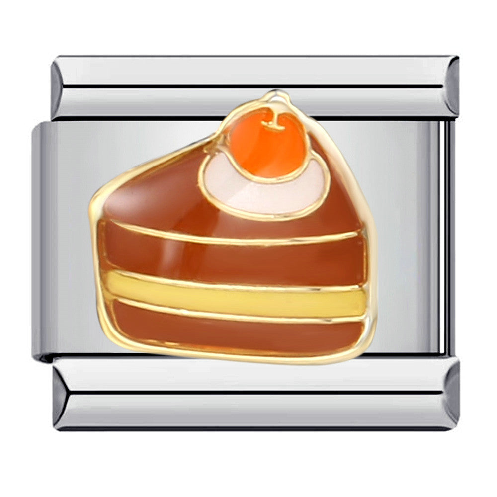 New Dessert Cake Elements Italian Module Bracelet Stainless Steel Welding Drip Oil DIY Fashion Bracelet New Dessert Cake Elements Italian Module Bracelet Stainless Steel Welding Drip Oil DIY Fashion Bracelet