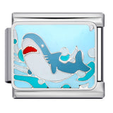 New Marine Biology Titanium Steel Strap Chain Gold Plated Welding Drip Oil DIY Italian Module Bracelet Accessories Wholesale New Marine Biology Titanium Steel Strap Chain Gold Plated Welding Drip Oil DIY Italian Module Bracelet Accessories Wholesale