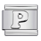 New Non Dripping Oil Series Bracelet Titanium Steel Concave 26 English Letter DIY Italian Module Bracelet Accessories New Non Dripping Oil Series Bracelet Titanium Steel Concave 26 English Letter DIY Italian Module Bracelet Accessories