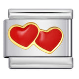 Cross Border E-commerce Love English Series Titanium Steel Welding Drip Oil DIY Italian Module Bracelet Personalized Accessories Cross Border E-commerce Love English Series Titanium Steel Welding Drip Oil DIY Italian Module Bracelet Personalized Accessories