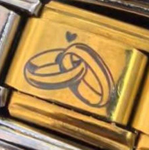 New Double Ring Series Laser Engraved Italian Module Bracelet Stainless Steel DIY Fashion Bracelet New Double Ring Series Laser Engraved Italian Module Bracelet Stainless Steel DIY Fashion Bracelet