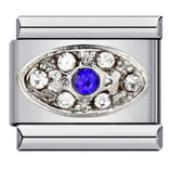 Cross Border New Devil's Eye Italian Module Bracelet Titanium Steel Welding Drip Oil Cartoon DIY Elastic Bracelet Cross Border New Devil's Eye Italian Module Bracelet Titanium Steel Welding Drip Oil Cartoon DIY Elastic Bracelet