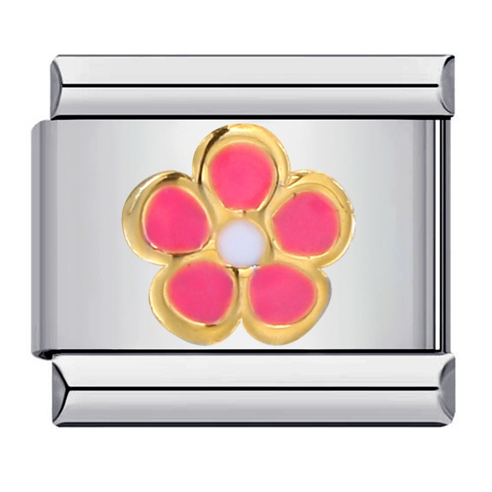 Stainless Steel Italian Module Bracelet with Gold Plated Stamping Pattern, Drip Oil DIY Elastic Personalized Strap Chain Stainless Steel Italian Module Bracelet with Gold Plated Stamping Pattern, Drip Oil DIY Elastic Personalized Strap Chain