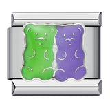 Cute Animal Titanium Steel Gold Plated Italian Charm Bracelet Customizable DIY Jewelry for Women Cute Animal Titanium Steel Gold Plated Italian Charm Bracelet Customizable DIY Jewelry for Women