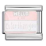 Stainless Steel Welded Gold-Plated Drip Oil DIY Personalized English Elastic Patchwork Bracelet - Italian Module Wholesale Stainless Steel Welded Gold-Plated Drip Oil DIY Personalized English Elastic Patchwork Bracelet - Italian Module Wholesale