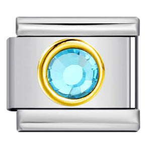 New Circle Colored Stone Italian Module Bracelet Stainless Steel Welding DIY Simple Fashion Bracelet Strap Chain New Circle Colored Stone Italian Module Bracelet Stainless Steel Welding DIY Simple Fashion Bracelet Strap Chain