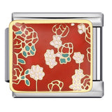 European and American Cross-border Italian Module Bracelet DIY Titanium Steel Welding Pattern Gold-plated Drip Oil Bracelet Accessories Wholesale European and American Cross-border Italian Module Bracelet DIY Titanium Steel Welding Pattern Gold-plated Drip Oil Bracelet Accessories Wholesale