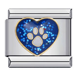 New Titanium Steel Color Dripping Oil Cat Claw Series Italian Module Bracelet DIY Elastic Splicing Bracelet New Titanium Steel Color Dripping Oil Cat Claw Series Italian Module Bracelet DIY Elastic Splicing Bracelet