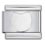 Concave Silver Titanium Steel Stamping Pattern DIY Italian Module Bracelet Italian Charm Bracelet Concave Silver Titanium Steel Stamping Pattern DIY Italian Module Bracelet Italian Charm Bracelet