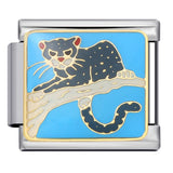 Pet Crowd Elements Italian Module Bracelet Welding Pattern Drip Oil DIY Elastic Splicing Stainless Steel Bracelet Pet Crowd Elements Italian Module Bracelet Welding Pattern Drip Oil DIY Elastic Splicing Stainless Steel Bracelet