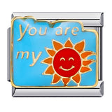 Italian Charm Bracelet Titanium Steel Gold Plated DIY Welded Friendship Series Italian Charm Bracelet Titanium Steel Gold Plated DIY Welded Friendship Series