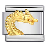 Stainless Steel Welding Drip Oil Animal DIY Italian Module Bracelet Italian Charm Bracelet Stainless Steel Welding Drip Oil Animal DIY Italian Module Bracelet Italian Charm Bracelet