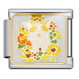 Pet Crowd Elements Italian Module Bracelet Welding Pattern Drip Oil DIY Elastic Splicing Stainless Steel Bracelet Pet Crowd Elements Italian Module Bracelet Welding Pattern Drip Oil DIY Elastic Splicing Stainless Steel Bracelet