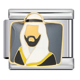 New Arab Culture Italian Module Bracelet Stainless Steel Welding Drip Oil DIY Elastic Bracelet New Arab Culture Italian Module Bracelet Stainless Steel Welding Drip Oil DIY Elastic Bracelet