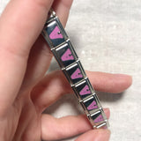 New Titanium Steel Pink English Letter DIY Italian Module Bracelet Italian Charm Bracelet New Titanium Steel Pink English Letter DIY Italian Module Bracelet Italian Charm Bracelet
