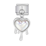 Silver Bottom Cute Pendant Italian Module Bracelet Hook DIY Titanium Steel Micro Inlaid Zircon Elastic Splicing Strap Chain Silver Bottom Cute Pendant Italian Module Bracelet Hook DIY Titanium Steel Micro Inlaid Zircon Elastic Splicing Strap Chain