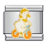 Cute Animal Titanium Steel Gold Plated Italian Charm Bracelet Customizable DIY Jewelry for Women Cute Animal Titanium Steel Gold Plated Italian Charm Bracelet Customizable DIY Jewelry for Women