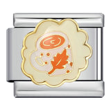 New Thanksgiving Series DIY Bracelet Stainless Steel Italian Module Bracelet Titanium Steel Welded Drip Oil Strap Chain New Thanksgiving Series DIY Bracelet Stainless Steel Italian Module Bracelet Titanium Steel Welded Drip Oil Strap Chain