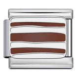 European and American Popular Fashion DIY Elastic Strap Chain Titanium Steel Welded Drip Oil Pattern Italian Module Bracelet European and American Popular Fashion DIY Elastic Strap Chain Titanium Steel Welded Drip Oil Pattern Italian Module Bracelet