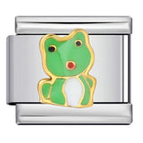 Stainless Steel Welding Drip Oil Animal DIY Italian Module Bracelet Italian Charm Bracelet Stainless Steel Welding Drip Oil Animal DIY Italian Module Bracelet Italian Charm Bracelet