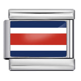 Hot Selling New World Flag Photo Dropper Series Titanium Steel DIY Italian Module Bracelet Accessories Wholesale Hot Selling New World Flag Photo Dropper Series Titanium Steel DIY Italian Module Bracelet Accessories Wholesale