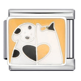 Italian Module Bracelet Stainless Steel Welding Drip Oil Animal Pattern DIY Free Splicing Combination Bracelet Accessories Italian Module Bracelet Stainless Steel Welding Drip Oil Animal Pattern DIY Free Splicing Combination Bracelet Accessories