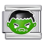 Italian Module Bracelet Anime Cartoon Titanium Steel Welding Gold Plating Drip Oil Pattern DIY Splicing Bracelet Accessories Italian Module Bracelet Anime Cartoon Titanium Steel Welding Gold Plating Drip Oil Pattern DIY Splicing Bracelet Accessories