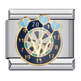 New Chess and Card Entertainment Stainless Steel Italian Module Bracelet Gold Plated Drip Oil Personalized DIY Welding Bracelet Wholesale New Chess and Card Entertainment Stainless Steel Italian Module Bracelet Gold Plated Drip Oil Personalized DIY Welding Bracelet Wholesale