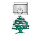 Single Hook Christmas Style Italian Module Bracelet with Gold Sole and Elastic Splicing DIY Titanium Steel Strap Chain Single Hook Christmas Style Italian Module Bracelet with Gold Sole and Elastic Splicing DIY Titanium Steel Strap Chain