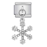 Single Hook Christmas Style Italian Module Bracelet with Gold Sole and Elastic Splicing DIY Titanium Steel Strap Chain Single Hook Christmas Style Italian Module Bracelet with Gold Sole and Elastic Splicing DIY Titanium Steel Strap Chain