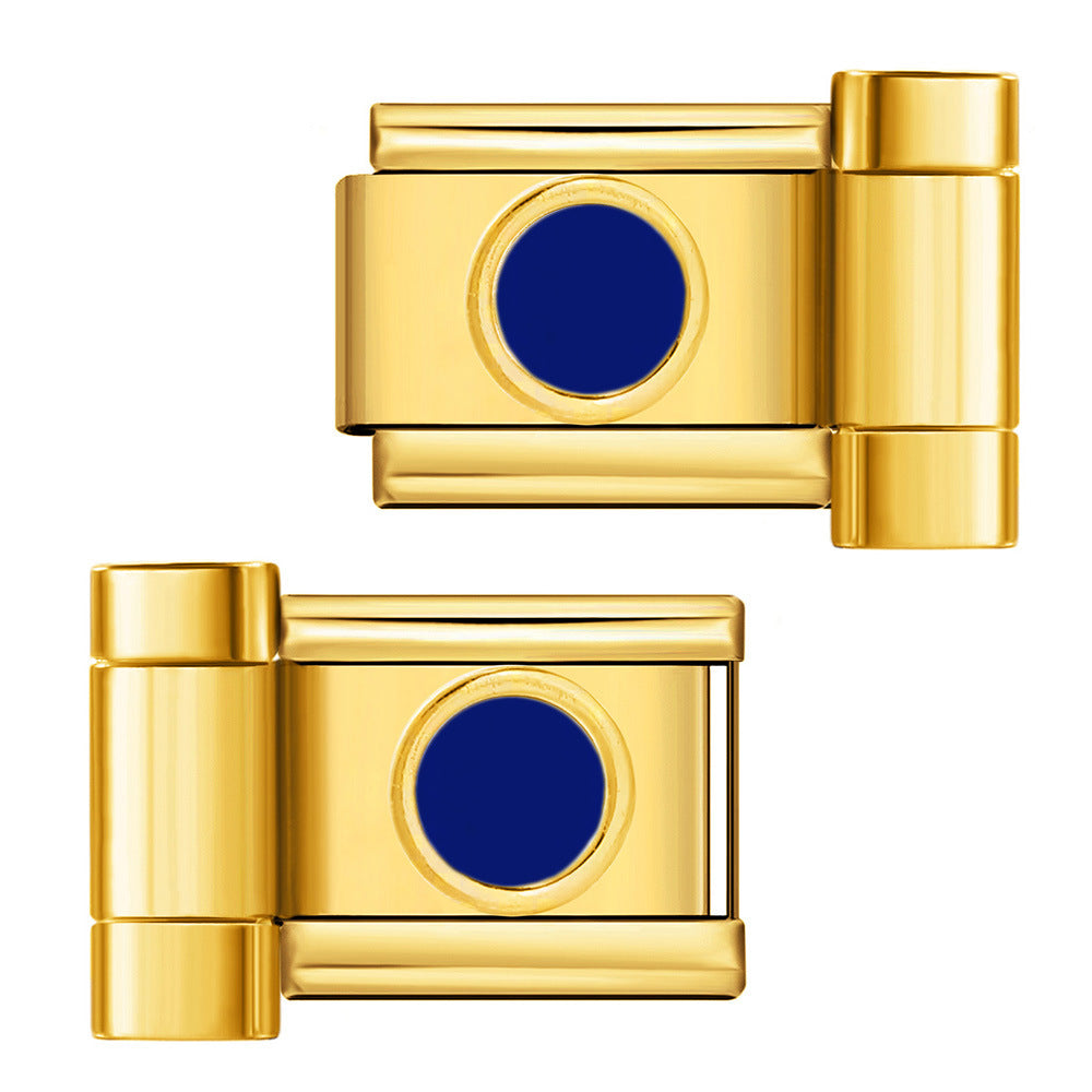 New Oil Drop Pattern DIY Watch with Connector Italian Module Bracelet Assembly and Splicing Bracelet Tool New Oil Drop Pattern DIY Watch with Connector Italian Module Bracelet Assembly and Splicing Bracelet Tool