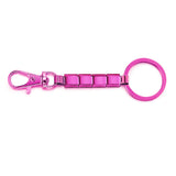 New Spray Painting Technology Multi-color Keychain DIY Splicing Module Bracelet Pendant Stainless Steel Strap Chain Wholesale New Spray Painting Technology Multi-color Keychain DIY Splicing Module Bracelet Pendant Stainless Steel Strap Chain Wholesale