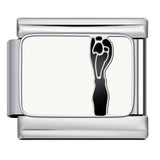 Cross Border Hot Selling Italian Module Bracelet Titanium Steel Drip Oil Welding Pattern DIY Watch Strap Chain Bracelet Wholesale Cross Border Hot Selling Italian Module Bracelet Titanium Steel Drip Oil Welding Pattern DIY Watch Strap Chain Bracelet Wholesale