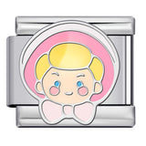 New Titanium Steel Welded Cartoon Italian Modular Bracelet Fashion DIY Stretch Bangle Splice Strap Chain New Titanium Steel Welded Cartoon Italian Modular Bracelet Fashion DIY Stretch Bangle Splice Strap Chain