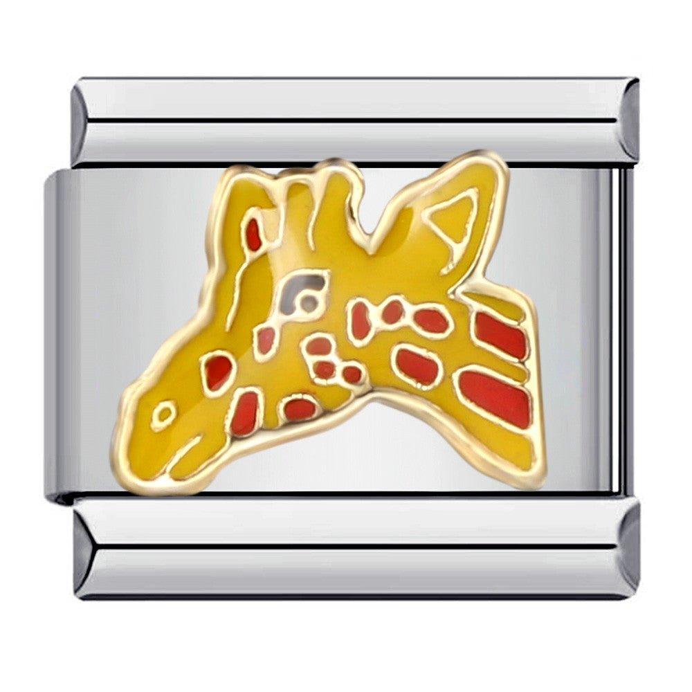 Cross Border Hot Selling Cute Pet Series Titanium Steel Welding Drip Oil Wristband Cartoon DIY Italian Module Bracelet Wholesale Cross Border Hot Selling Cute Pet Series Titanium Steel Welding Drip Oil Wristband Cartoon DIY Italian Module Bracelet Wholesale