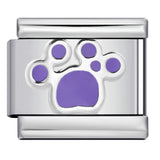 New Titanium Steel Color Dripping Oil Cat Claw Series Italian Module Bracelet DIY Elastic Splicing Bracelet New Titanium Steel Color Dripping Oil Cat Claw Series Italian Module Bracelet DIY Elastic Splicing Bracelet