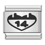 Cross Border Hot Selling Laser Engraving Heart-shaped Series Titanium Steel Handmade DIY Italian Module Bracelet Wholesale Cross Border Hot Selling Laser Engraving Heart-shaped Series Titanium Steel Handmade DIY Italian Module Bracelet Wholesale