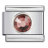 New Circle Colored Stone Italian Module Bracelet Stainless Steel Welding DIY Simple Fashion Bracelet Strap Chain New Circle Colored Stone Italian Module Bracelet Stainless Steel Welding DIY Simple Fashion Bracelet Strap Chain