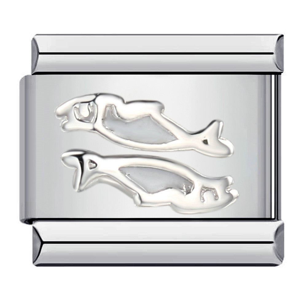 Stainless Steel Italian Module Bracelet with Gold Plated Stamping Pattern, Drip Oil DIY Elastic Personalized Strap Chain Stainless Steel Italian Module Bracelet with Gold Plated Stamping Pattern, Drip Oil DIY Elastic Personalized Strap Chain