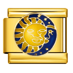 Italian Charm Bracelet Titanium Steel Welded Space Universe Series Italian Module Bracelet Italian Charm Bracelet Titanium Steel Welded Space Universe Series Italian Module Bracelet