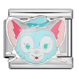 Cross Border Cartoon Animal Series Titanium Steel Welding Drip Oil DIY Bracelet Italian Module Bracelet Accessories Wholesale Cross Border Cartoon Animal Series Titanium Steel Welding Drip Oil DIY Bracelet Italian Module Bracelet Accessories Wholesale